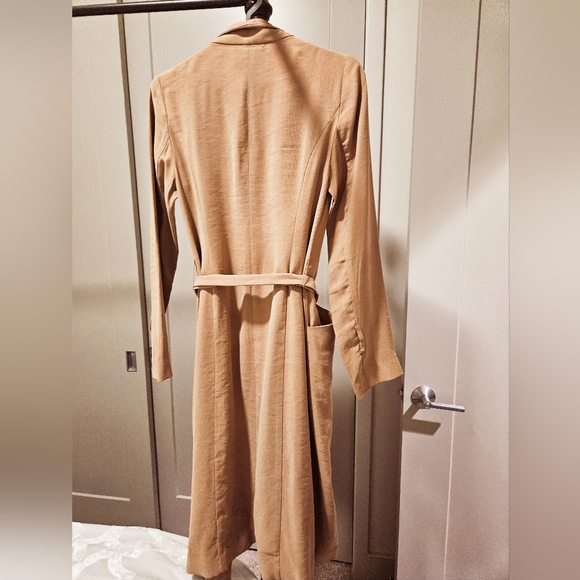 Express Soft Drape Trench Coat - Picture 3 of 3